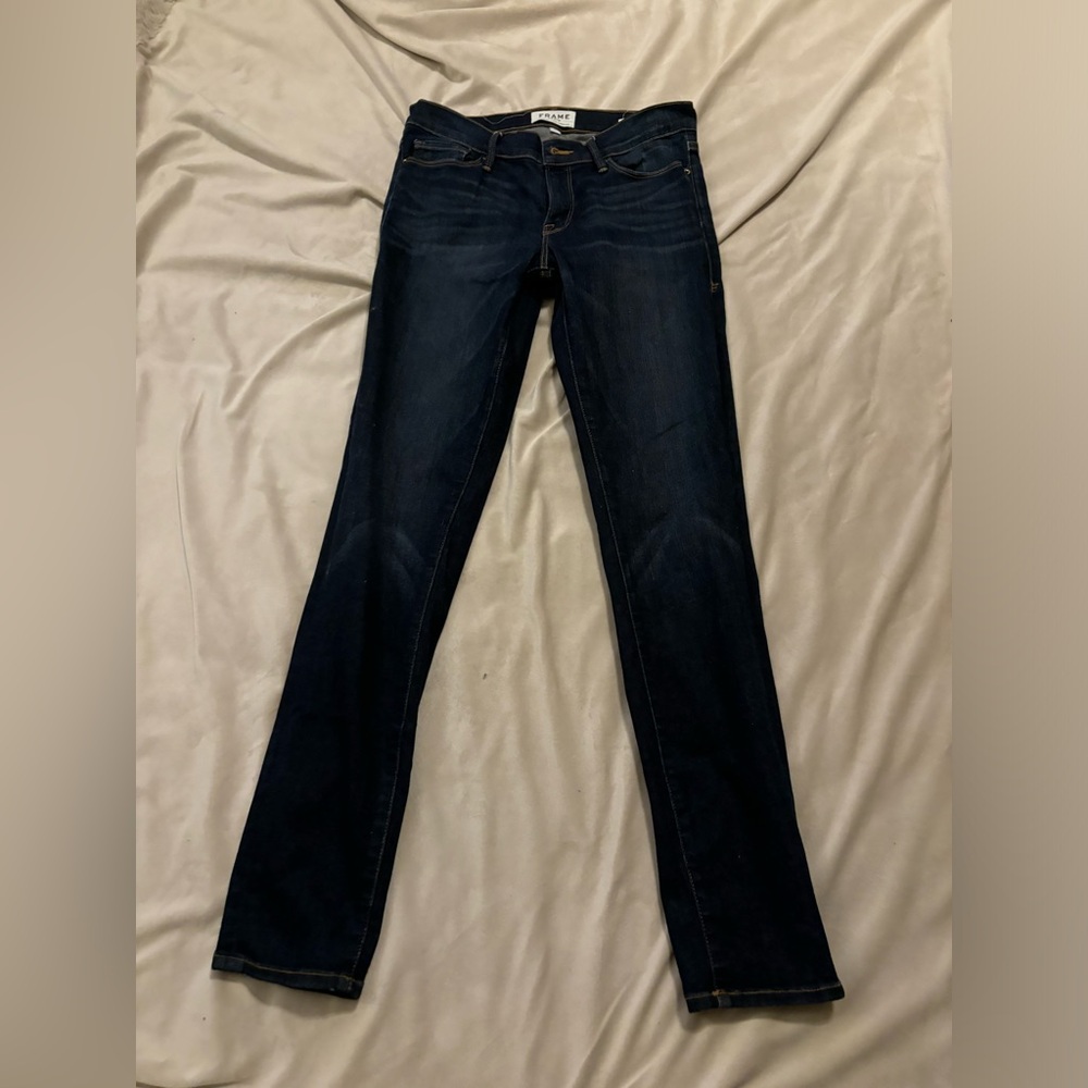 Frame Denim Blue Skinny Fit Jeans